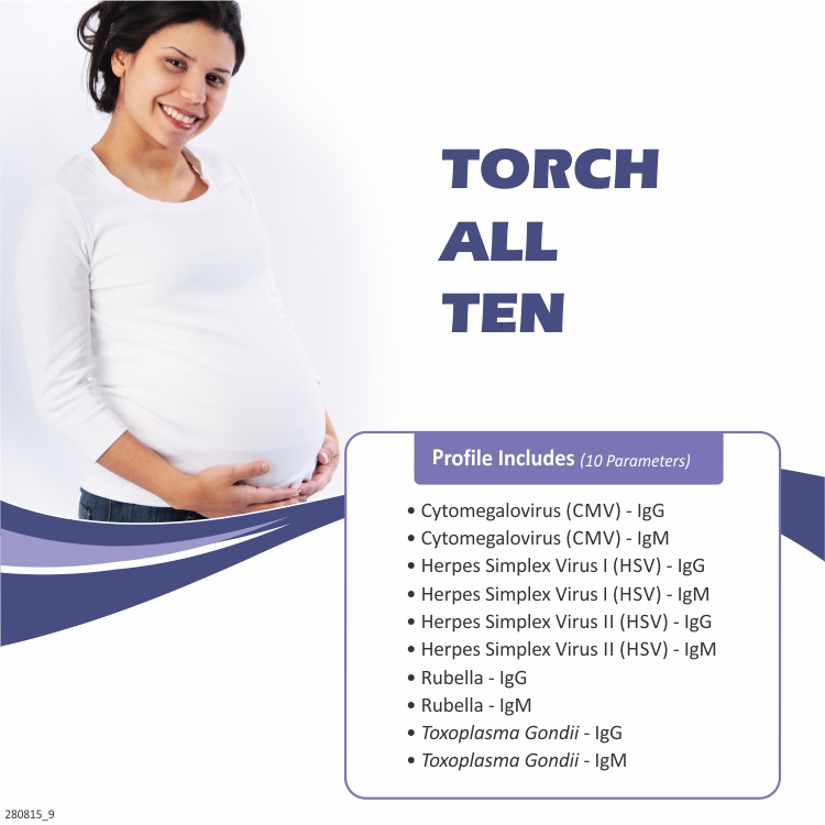 TORCH ALL TEN @₹1680 Only | FREE Home Collection | 10 Tests