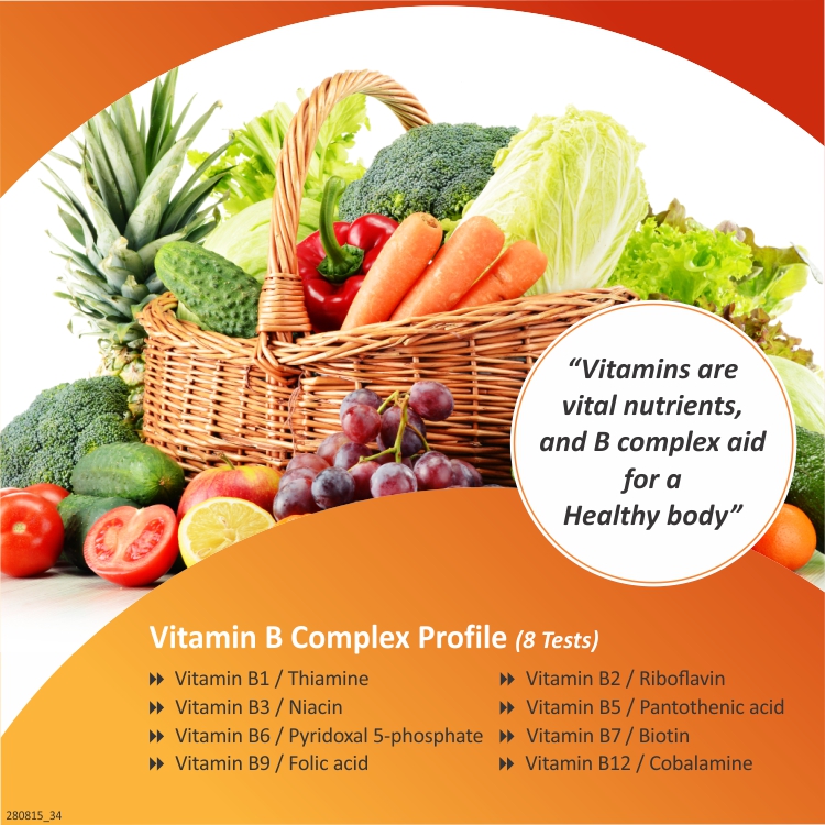 VITAMIN B COMPLEX PROFILE @₹1400 Only | FREE Home Collection | 8 Tests